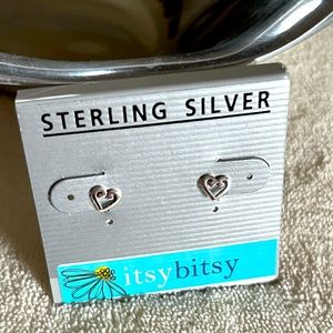 Itsy Bitsy Sterling Silver Hearts